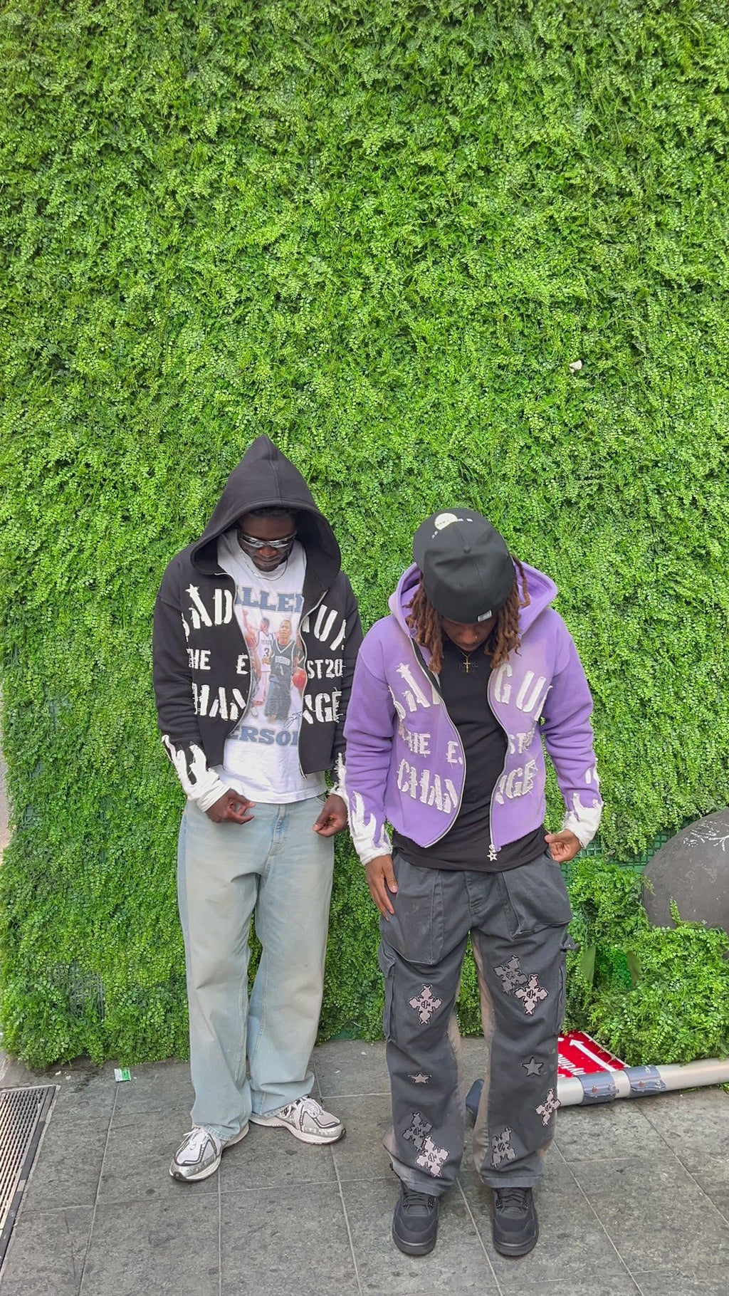 BADGUY. BE THE CHANGE WAVY HOODIE