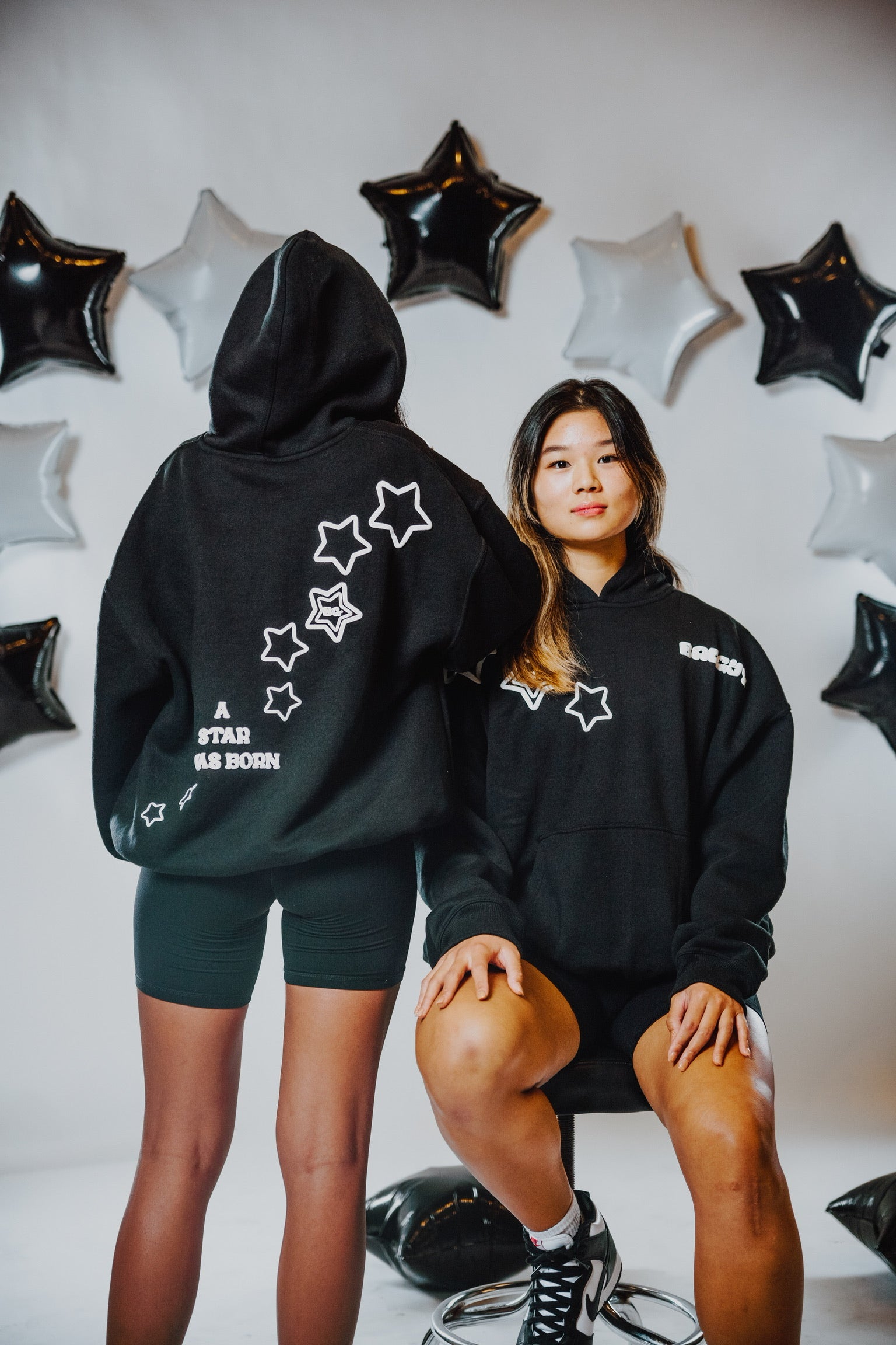 A STAR WAS BORN HOODIE (BLACK) - badguyent.com