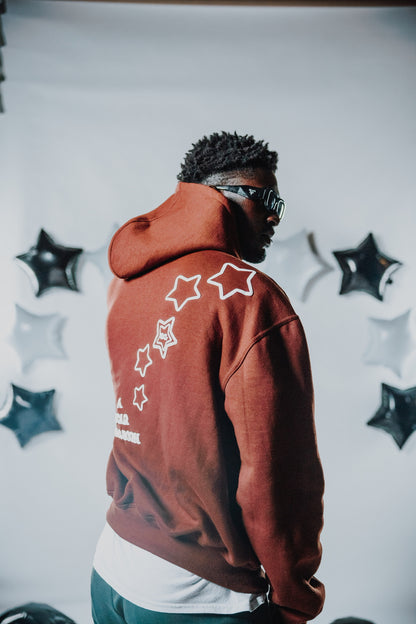 A STAR WAS BORN HOODIE (BROWN) - badguyent.com